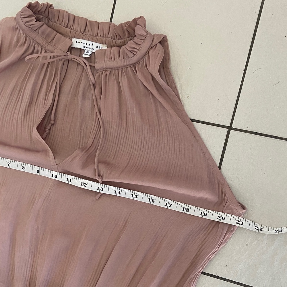 Anthropology Current Air Blush Pleated Mini Dress XS - Picture 7 of 14